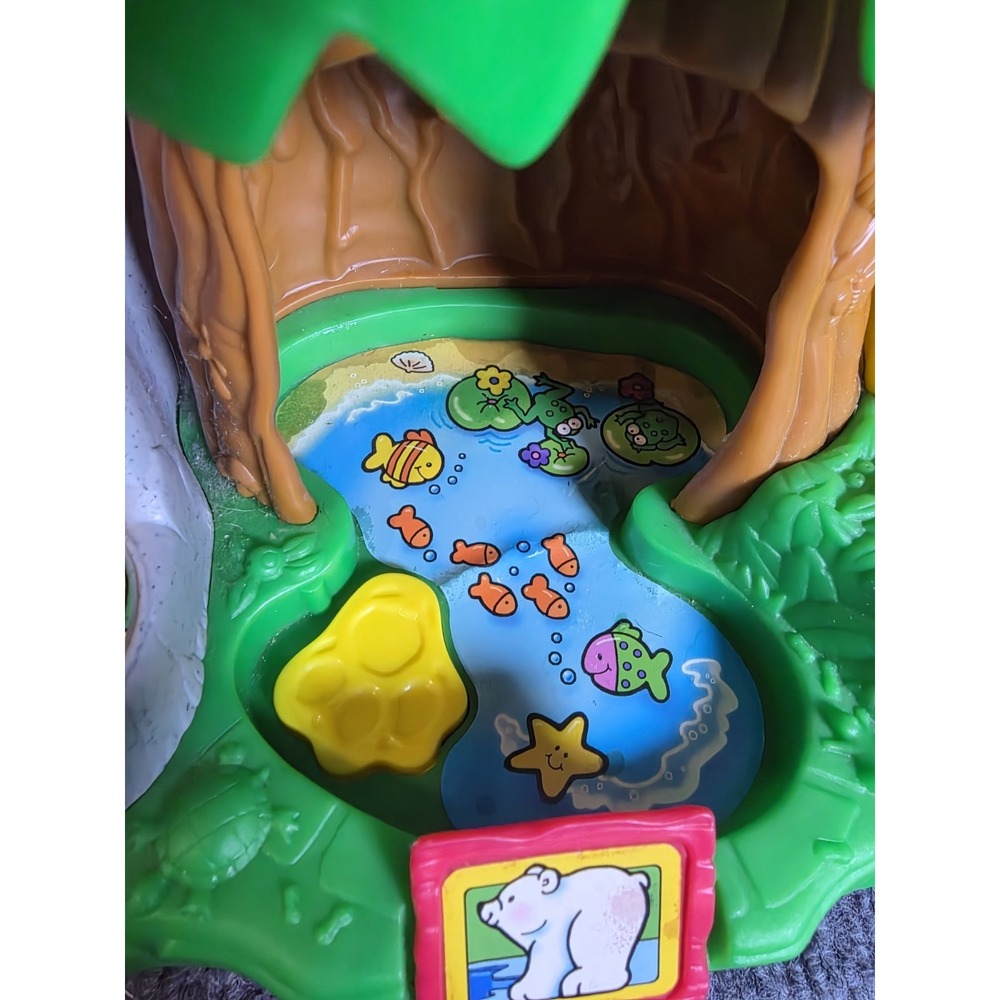 Fisher Price Little People Animal Sounds Zoo,  Playset 2001 Tested WORKS - Picture 7 of 8
